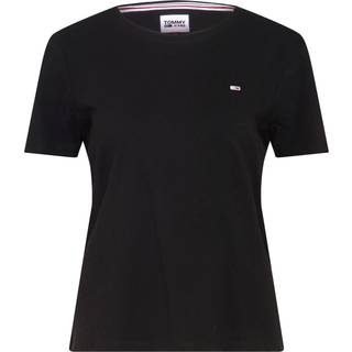 Tommy Hilfiger Original logo dame t-shirt - Sort - Str. M - Modish.dk