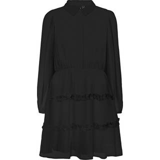 Hyms Langærmet Kjole - Sort - S - Vero Moda
