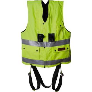 Ox-On  hi-viz vest med kvikspænder str. l