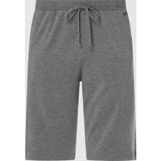 HANRO Herren Pyjamashorts grau unifarben