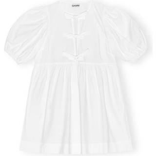 Ganni kjole - F9170 bright white
