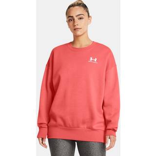 Sweatshirt Under Armour Essential Fleece OS Crew 1379475-811 Størrelse M