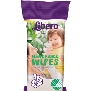 Libero Hand & Face Wipes (20 stk)