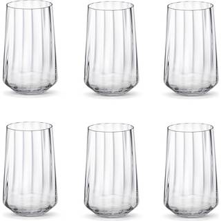 BERNADOTTE høje glas, 6 stk. - Design Inspireret af Sigvard Bernadotte, Georg Jensen, Krystalglas