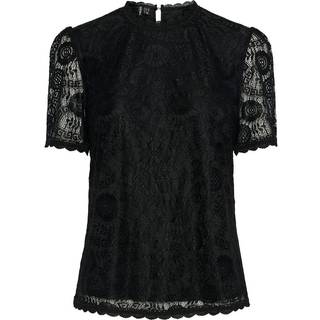 PIECES dame top PCOLLINE - Black - XS
