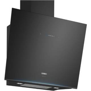 Væghængt emhætte 90 cm Klart glas med sort tryk - Siemens iQ700 - LC91KLT65