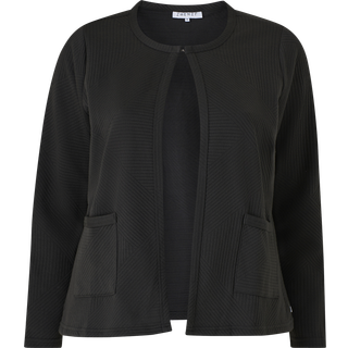 Kort Reimer Cardigan fra Zhenzi Sort 200113, størrelse XL (54-56)