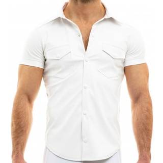 Modus Vivendi Leather Shirt - White