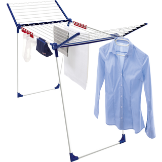 Pegasus 200 Solid Comfort Tørrestativ fra Leifheit - Blå farve - Stål