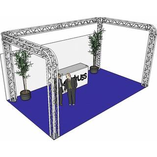 Alutruss Truss set QUADLOCK 6082R U-Figure 7x4x3.5m (WxDxH) TILBUD NU