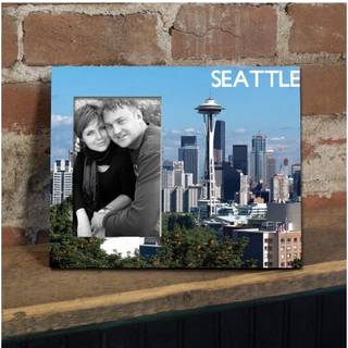 Victorystore Gift Rame - Seattle Picture Frame - Space Needle - Holder 4 tommer x 6 tommer billede
