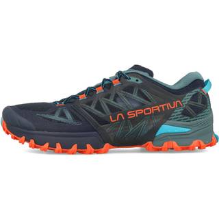 La Sportiva Men's Bushido III Deep Sea/Cherry Tomato, 41.5