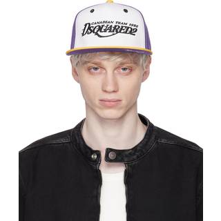 DSQUARED2 Logo Baseball Cap Purple