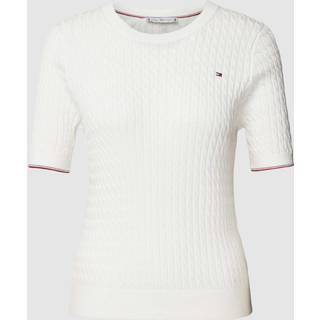 Cable Knit Short Sleeve Jumper