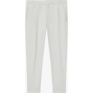 Reiss Reiss Ecru Brighton Relaxed Drawstring Trousers with Turn-Ups