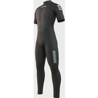Mystic Brand Shortarm 3mm Backzip Våddragt (Sort)