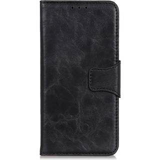 Samsung Galaxy A40 Læder Flip Cover - Sort