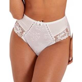 Pour Moi Pour Moi White High Waist Sofia Emb Lace Embroidered Deep Knickers