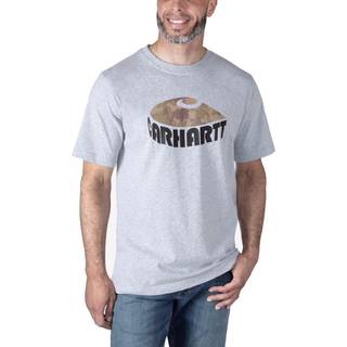 CARHARTT® GRAPHIC S/S T-SHIRT CAMO HEATHER GREY SIZE XL