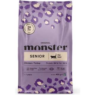 Monster Cat Original Senior Kylling & Kalkun - 400 g