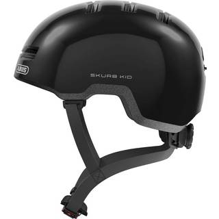 ABUS Skurb Kid cykelhjelm Shiny Black - Hjelmstørrelse 45-50 cm