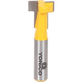 Yonico T Spor T Slot Router Bit 1/4-tommer hexbolt 1/4-tommer skaft 14190Q