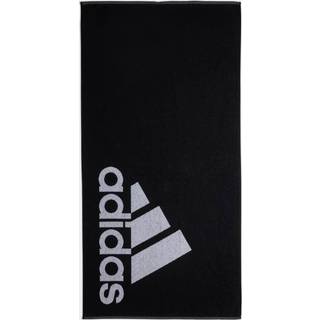 adidas håndklæde, stort - Black / White - 1 størrelse