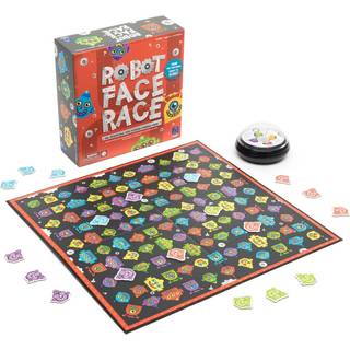 Uddannelsesm?ssig indsigt Robot ansigt Race Fast Paced Color Recognition Matching Game for 2-4 Players Award-vindende sjov familiebr?tspil til b?