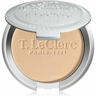 T. Leclerc Compact Pressed Powder - Super -Blendable Face Makeup Longwear Portable Matte Finish Radiant Natural Medium To Full Coverage Airbrushi
