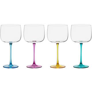 Anton Studio Designs Anton Studio Designs Set of 4 Pink Gala Gin Glasses