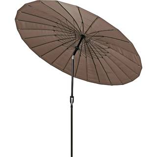 Shanghai parasol Ø: 2,7 meter - mocca (På lager i varehus)