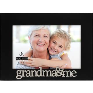 Malden International Designs Bedstemor og ME Expressions Picture Frame 4x6 Black
