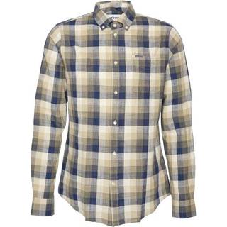 Barbour - Herre, Skjorte, Hillroad, Tailored fit - Olive - XL / Olive