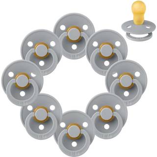 BIBS Rund Colour Sut - Sampak - 8 stk. - Str. 3 - Cloud
