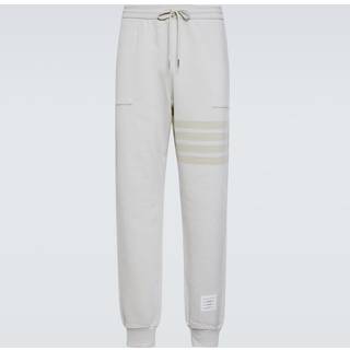 Thom Browne 4-Bar cotton sweatpants - white - XXL