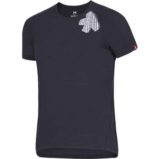 Ocun Bamboo T Blossom T-shirt Herrer størrelse M farve grå/blå