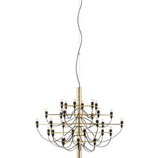 FLOS 2097/30 Lysekrone Messing Glødepære