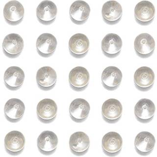 NCB 100pcs 8mm Naturlige klare kvarts krystaller perler ædelsten Runde løse stenperler Afstandsperler til smykkerfremstilling med krystalstræknin