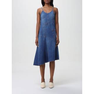 JW Anderson Asymmetric denim midi dress - blue - XS