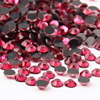 Beadsland Crystal Hotfix Rhinestone Machine Cut Stone 288pcs/PKG (Rose 6mm)
