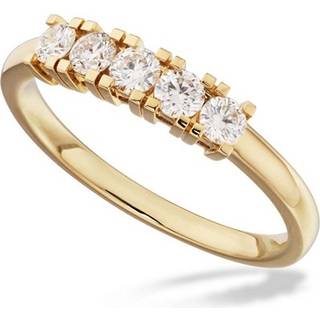 Kleopatra alliancering i 14kt. guld med i alt 0,40ct brillanter