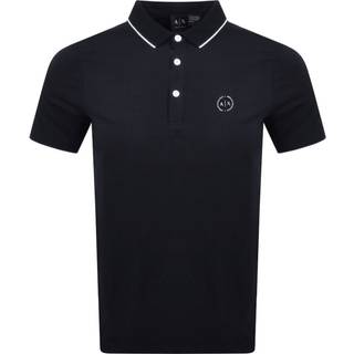 Armani Exchange Short Sleeved Polo T Shirt Navy