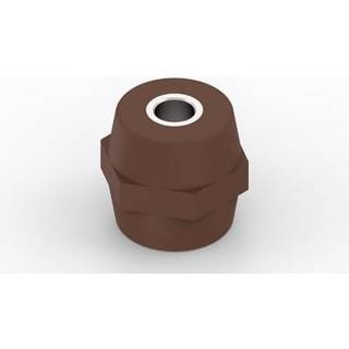 Lv Isolator M12, H40Xw40Mm, Brun Cubic