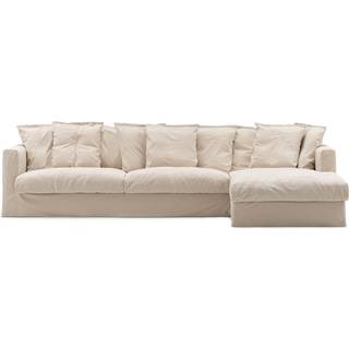Decotique Betræk Til Le Grand Air 3-personers Sofa Divan Højre - Møbelbetræk Bomuld Beige - 11001416