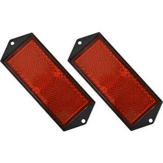 Reflekser 2 stk - Carpoint - Rød 104x40 mm - Hurtig levering