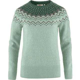 Fjällräven Övik Knit Sweater W-misty green / deep patina-M