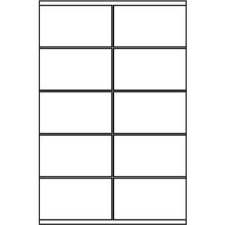 Office Multi Etiket | 105x57 mm | 100 stk.