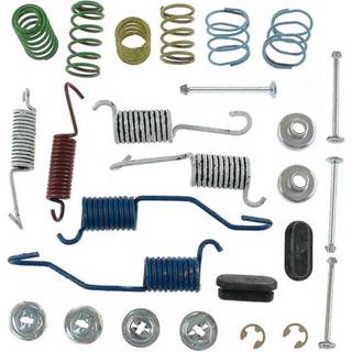 ACDELCO Professional 18K564 Bag Drum Brake Spring Kit med Springs pins holdere skiver og h?tter