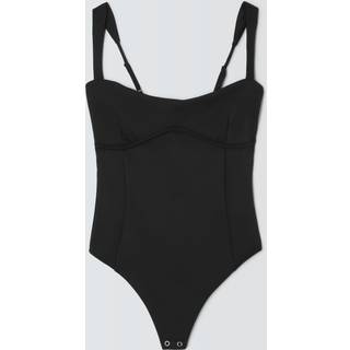 Good American Good American Black Sweetheart Scuba Tank Bodysuit
