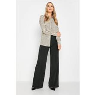 Lts Tall Black Wide Leg Crepe Trousers Ex Long > 24 Lts | Tall Women's Wide Leg Trousers - Ex Long 24